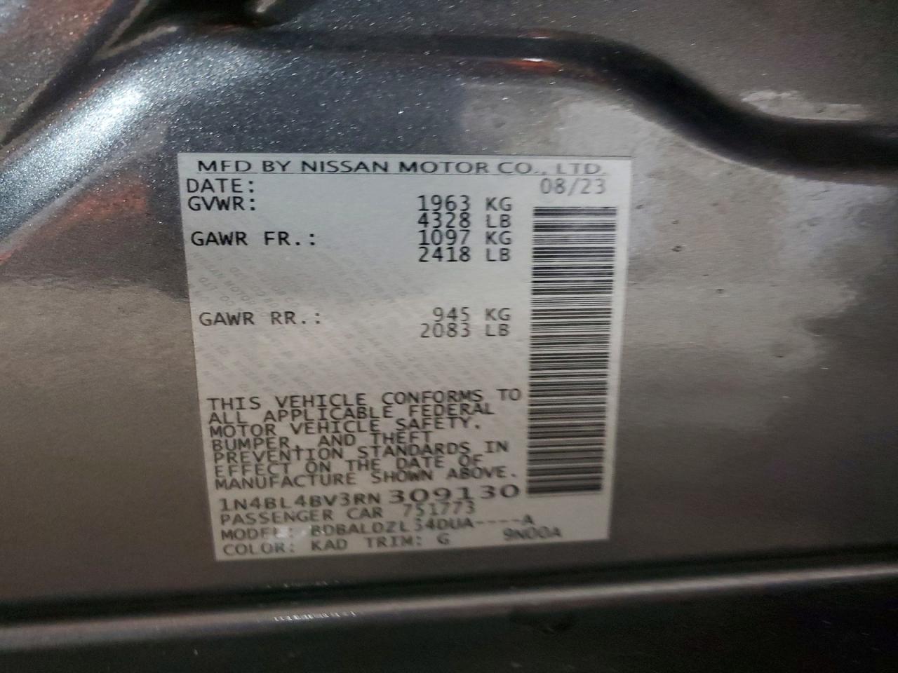 2024 Nissan Altima s