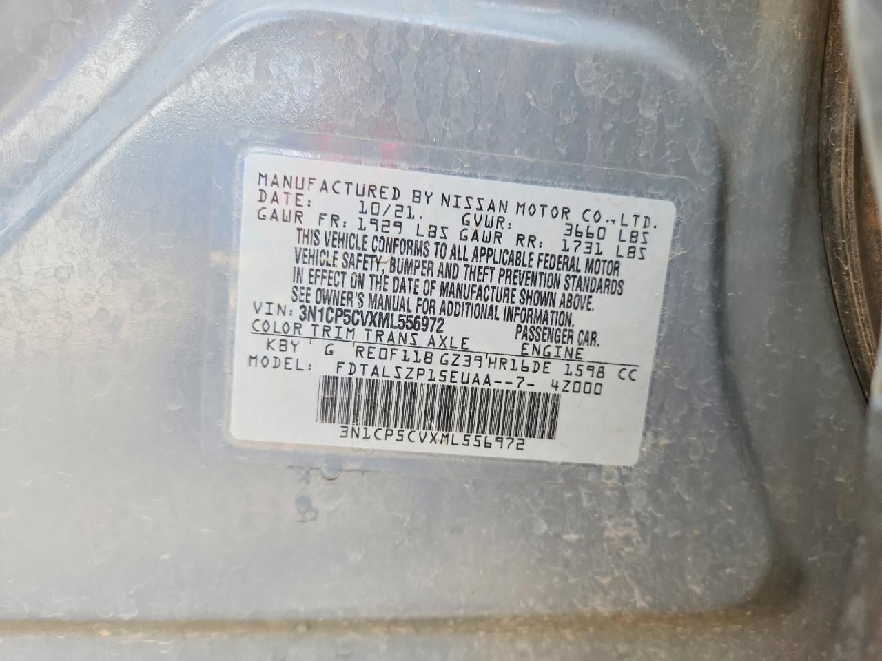 2021 Nissan Kicks sv