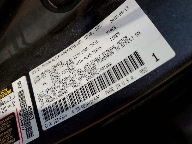 2019 Toyota Tacoma Double cab