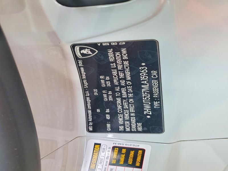 2021 Lamborghini Huracan evo