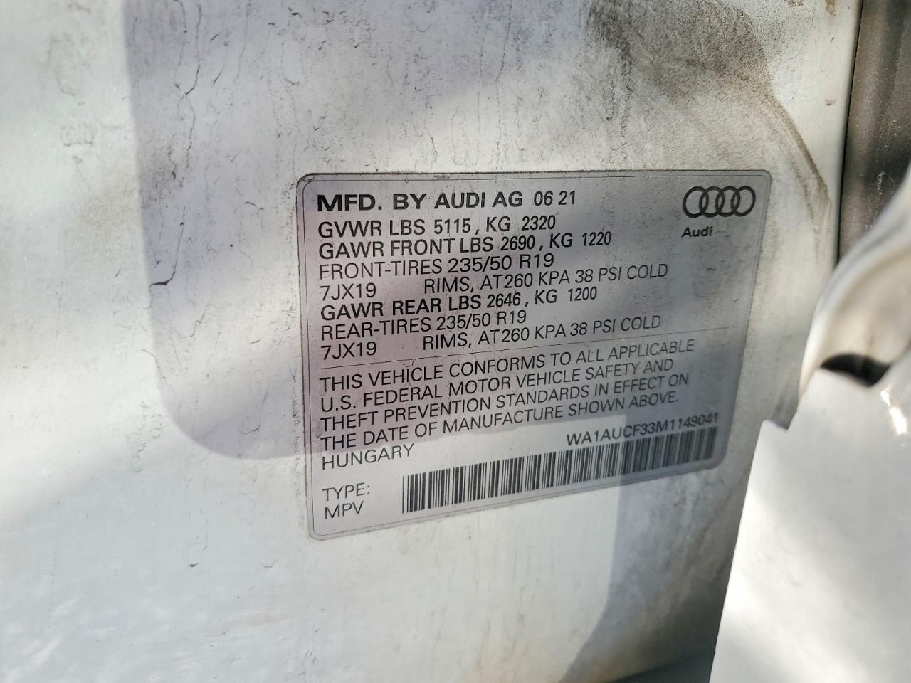 2021 Audi Q3 Premium 40