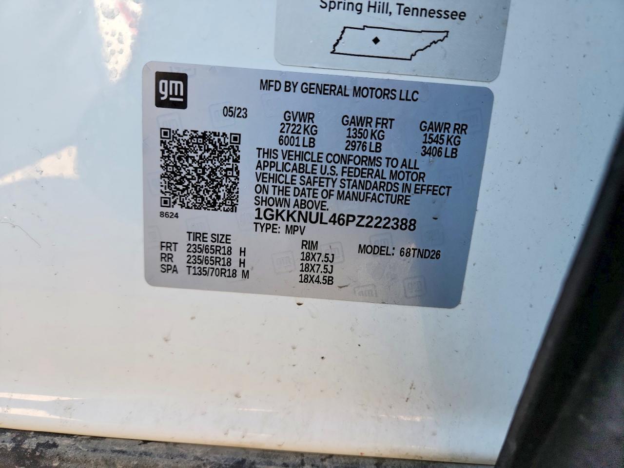 2023 GMC Acadia slt
