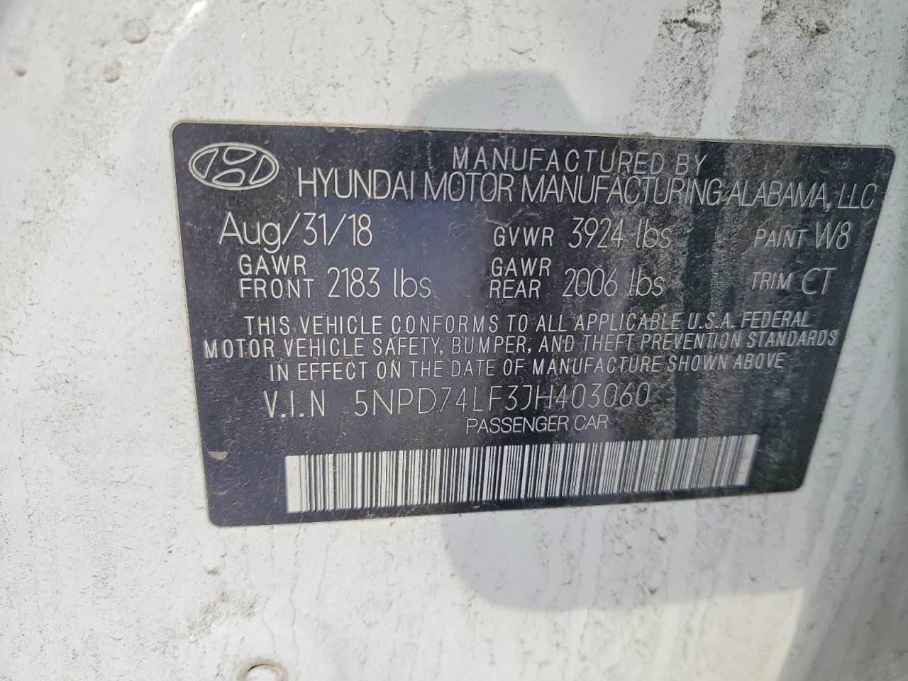 2018 Hyundai Elantra se