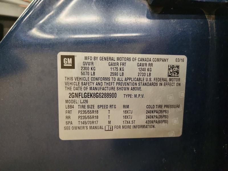 2016 Chevrolet Equinox ltz