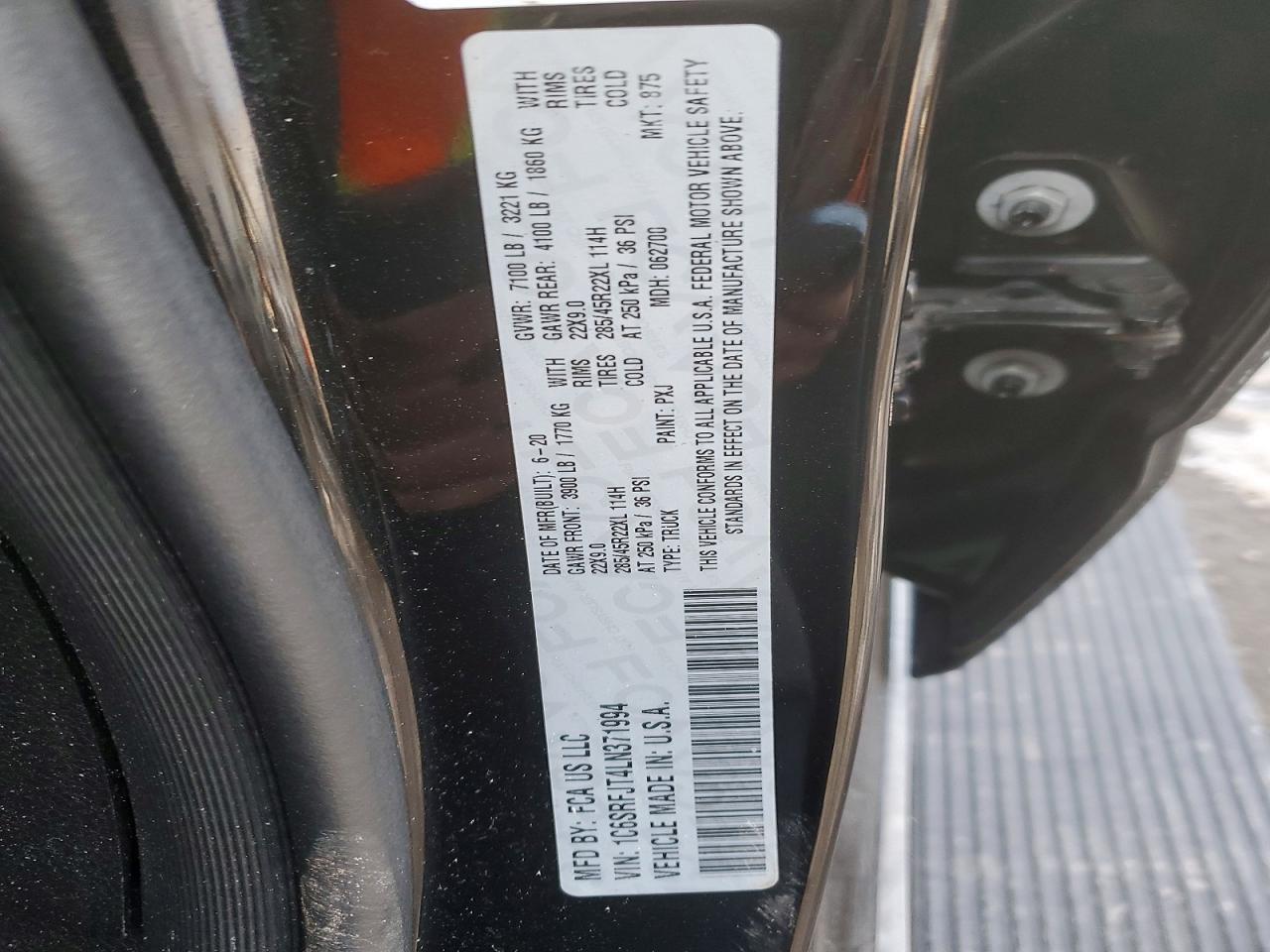 2020 Dodge 1500 Laramie