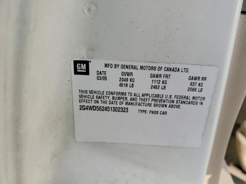 2005 Buick Lacrosse cxl