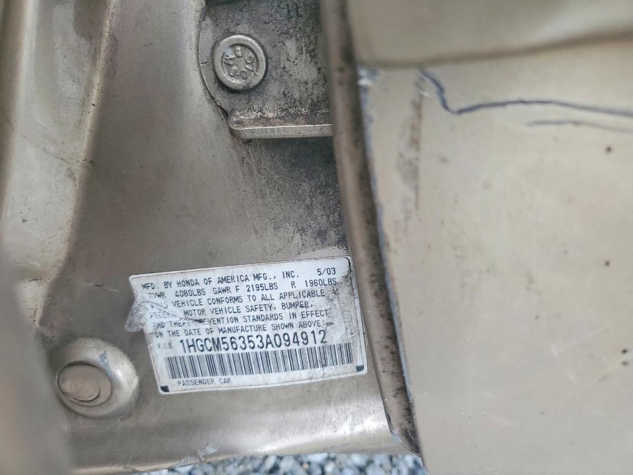 2003 Honda Accord lx