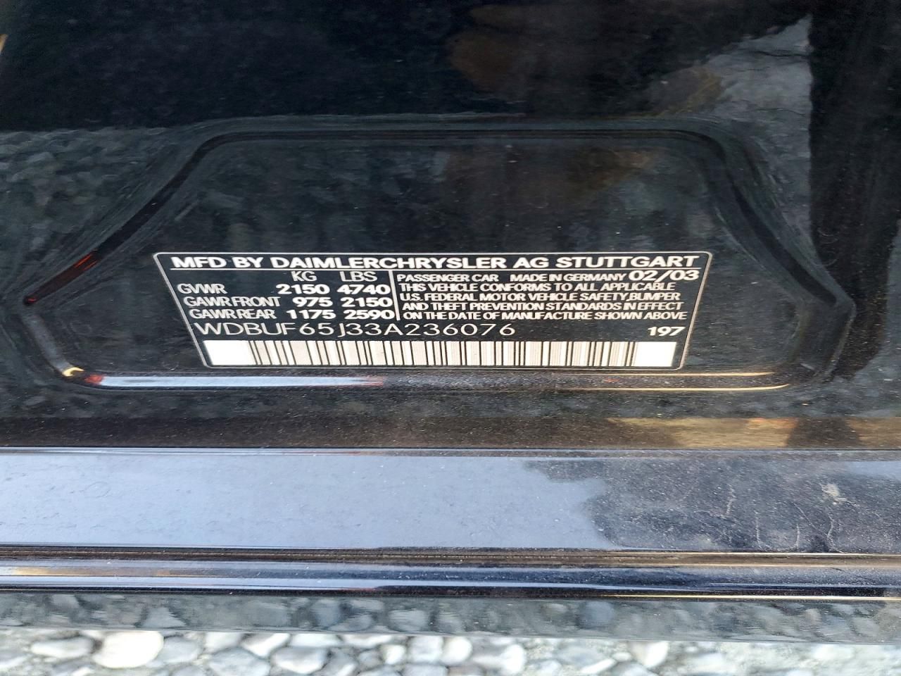 2003 Mercedes-Benz E 320