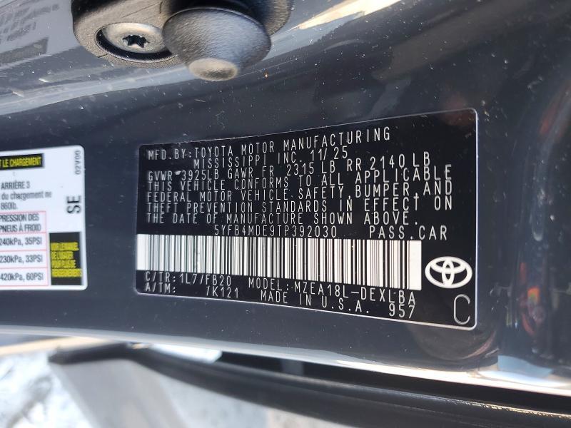 2026 Toyota Corolla le