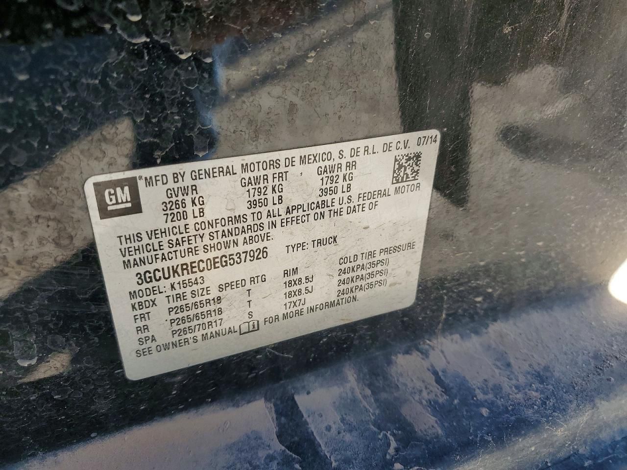 2014 Chevrolet Silverado K1500 LT