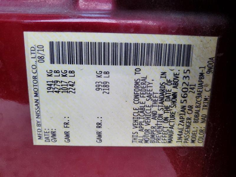 2010 Nissan Altima Base