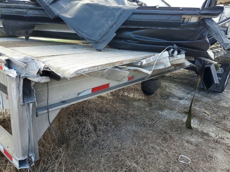 2014 Benson Flatbed Side Curtain Trailer