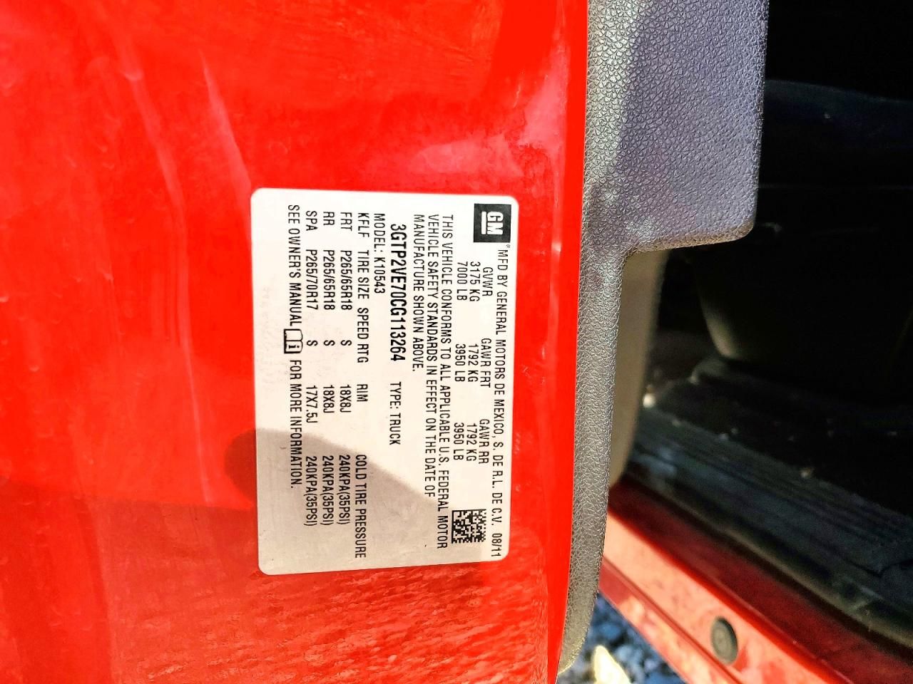 2012 GMC Sierra K1500 SLE