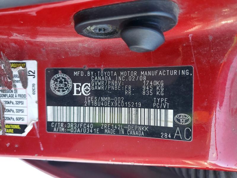 2009 Toyota Corolla Base