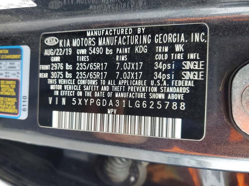 2020 KIA Sorento l