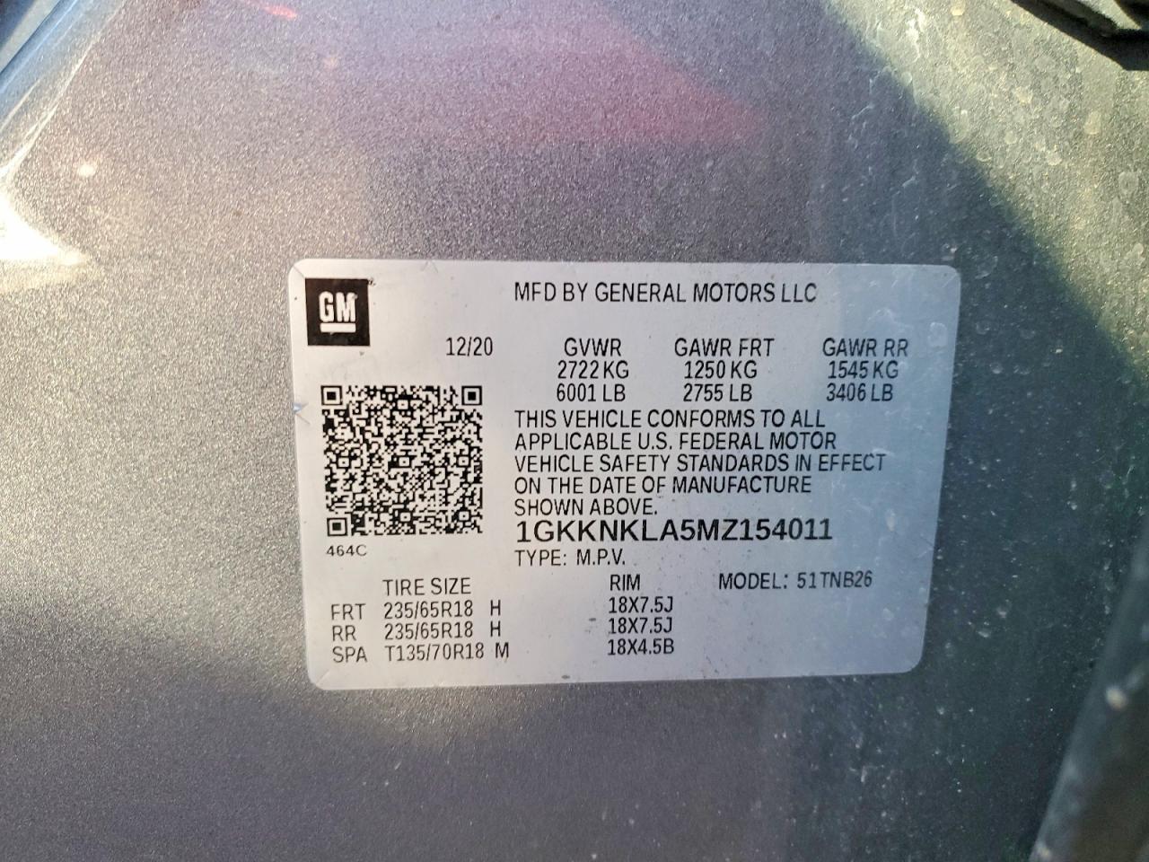 2021 GMC Acadia sle