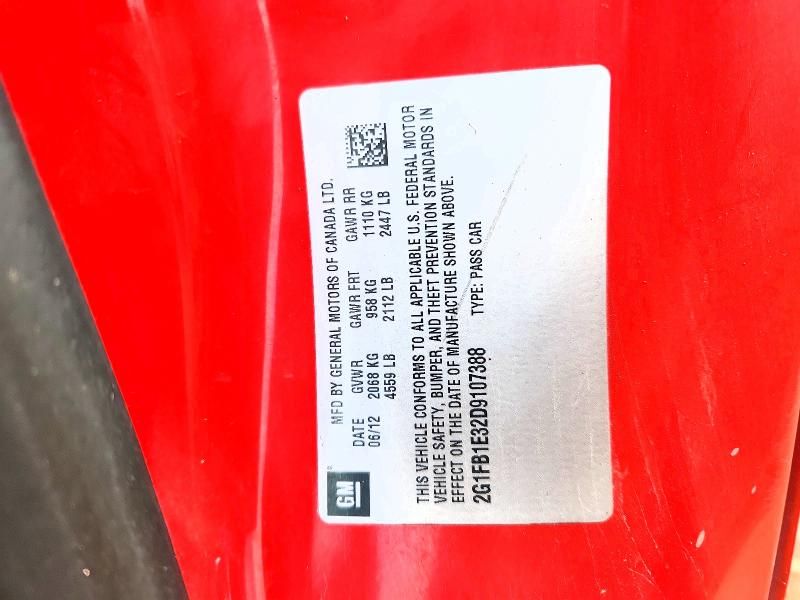 2013 Chevrolet Camaro lt