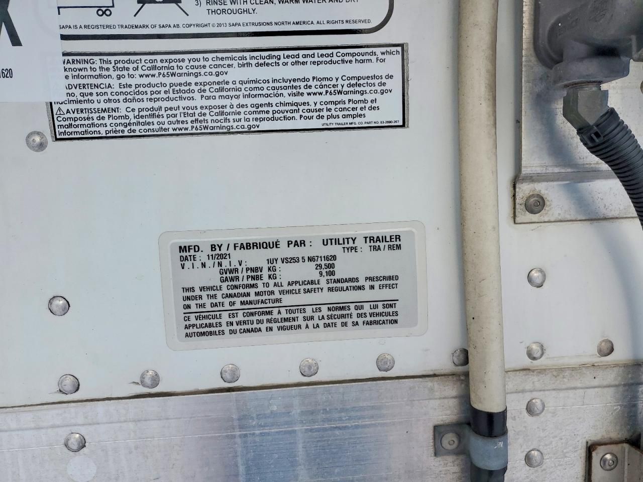 2022 Utility Refrigerated Van Trailer