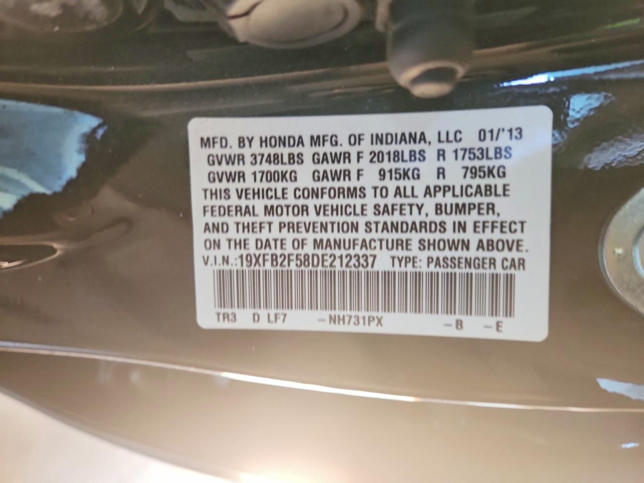 2013 Honda Civic lx
