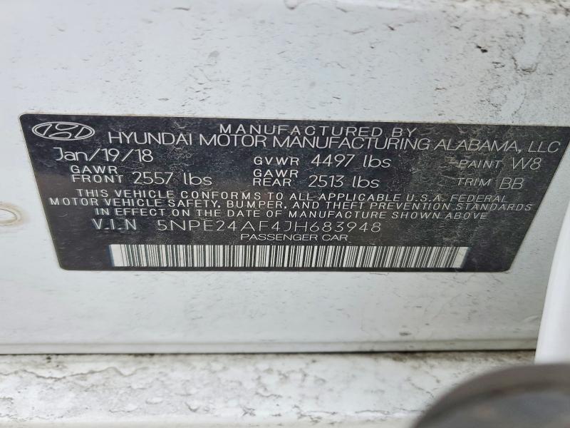 2018 Hyundai Sonata se