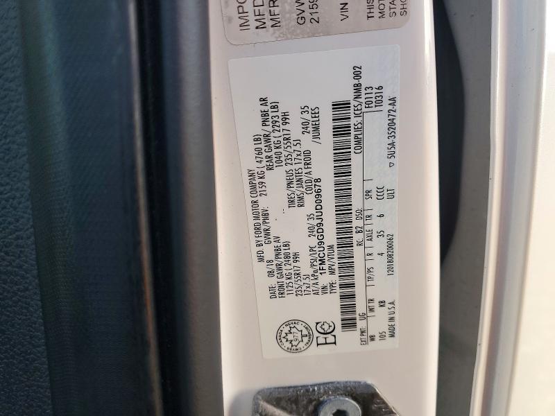 2018 Ford Escape se