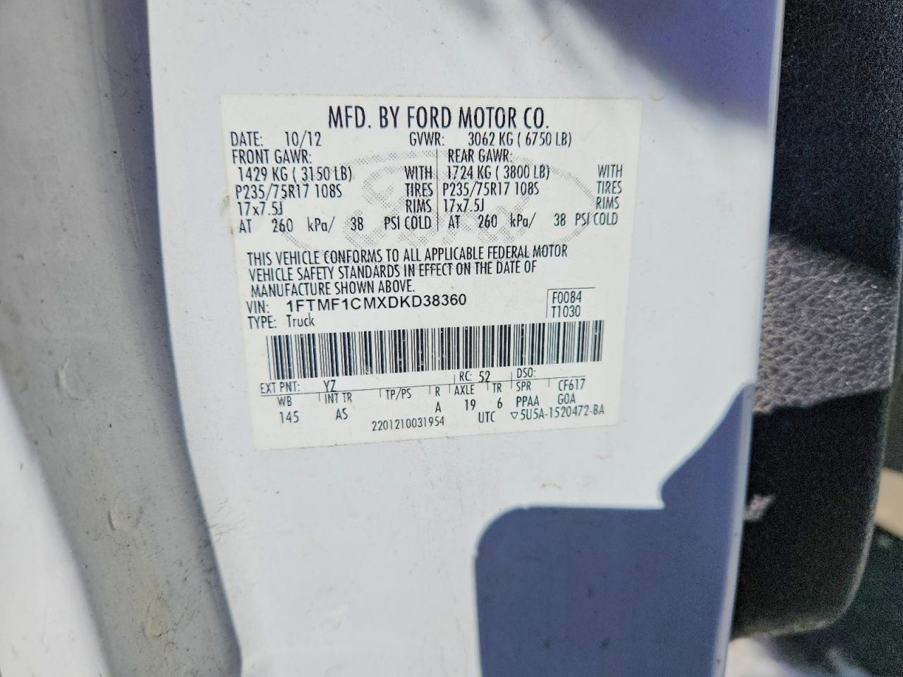 2013 Ford F150