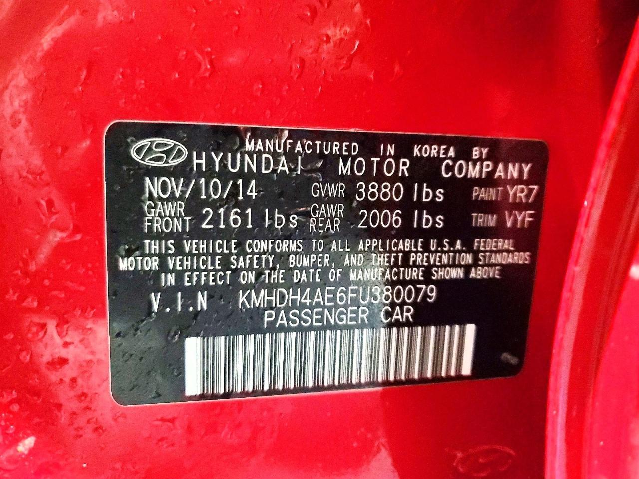 2015 Hyundai Elantra se
