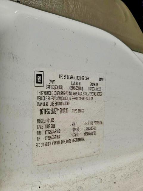 2000 GMC Savana Delivery Van