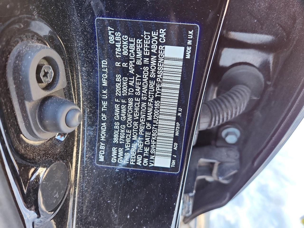 2018 Honda Civic Type-r Touring