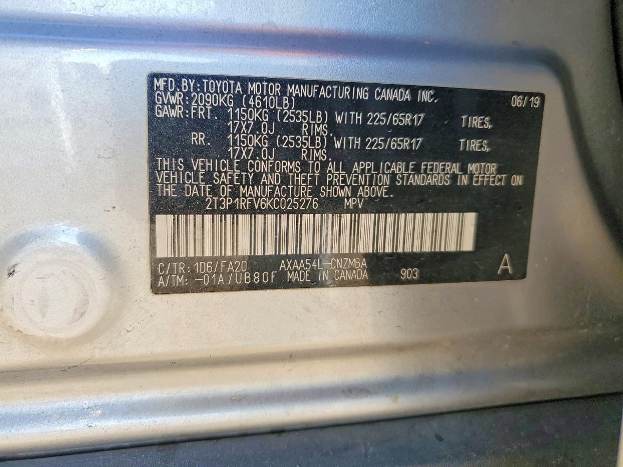 2019 Toyota Rav4 xle