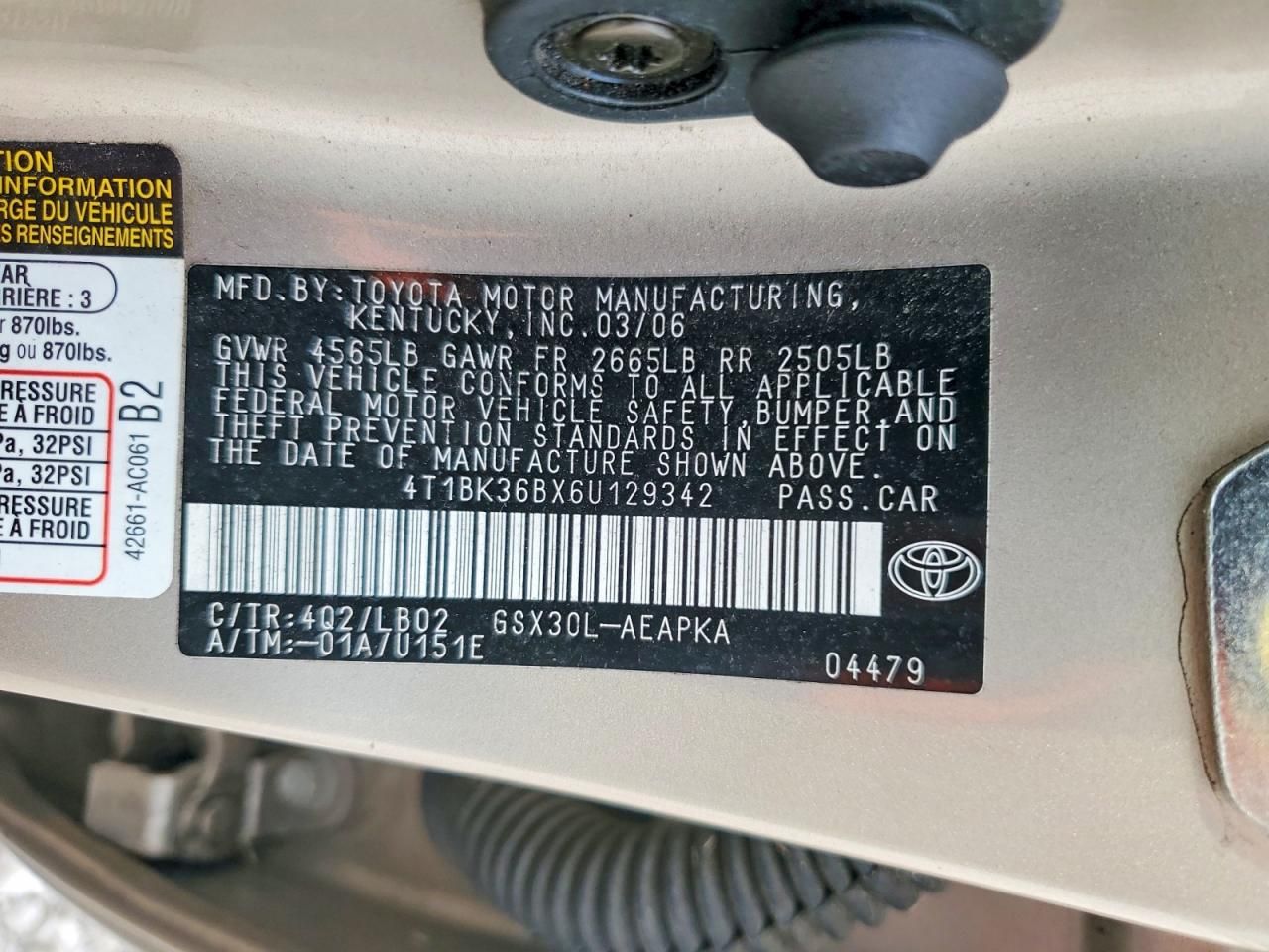 2006 Toyota Avalon xl