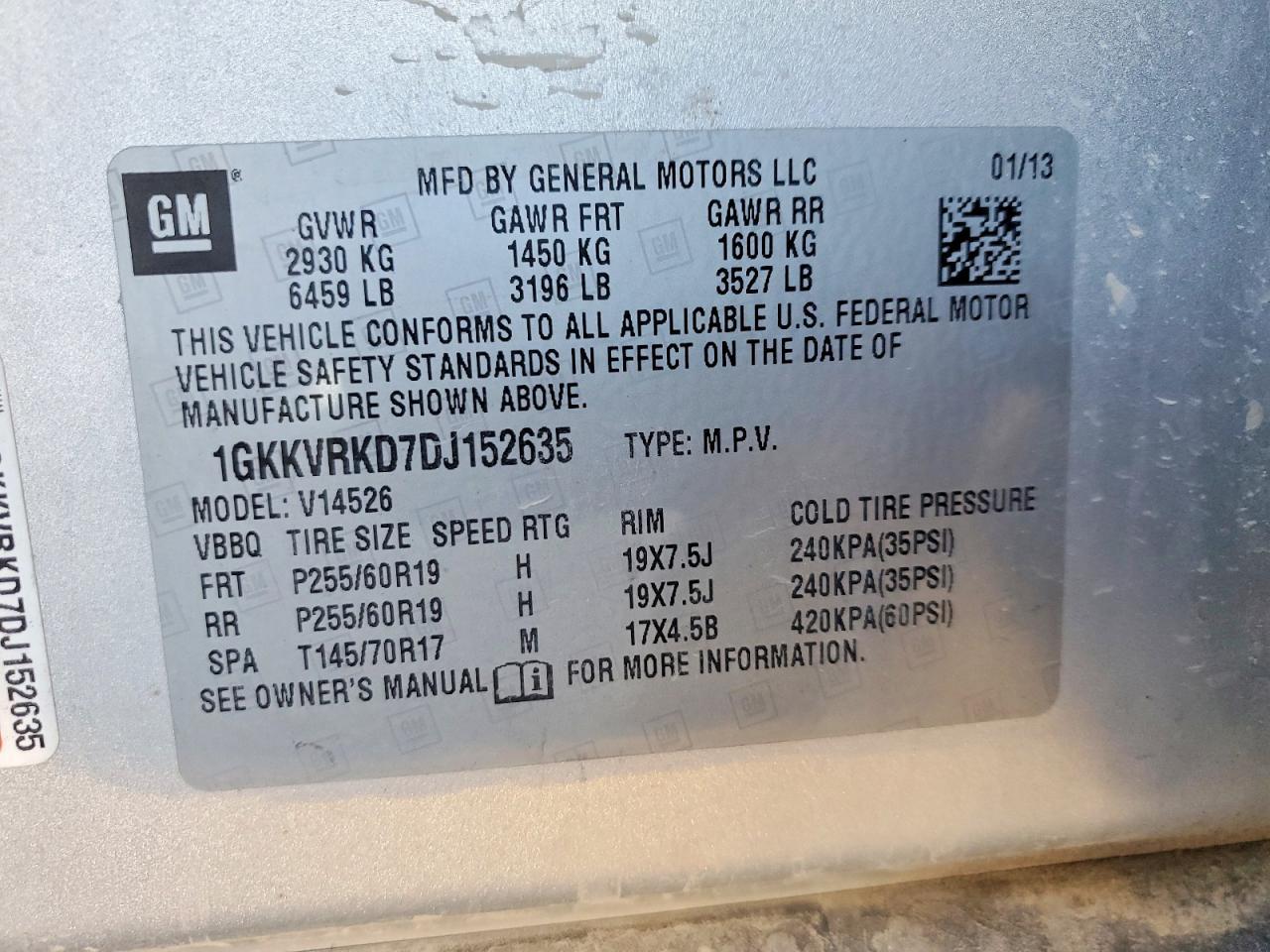 2013 GMC Acadia Slt-1