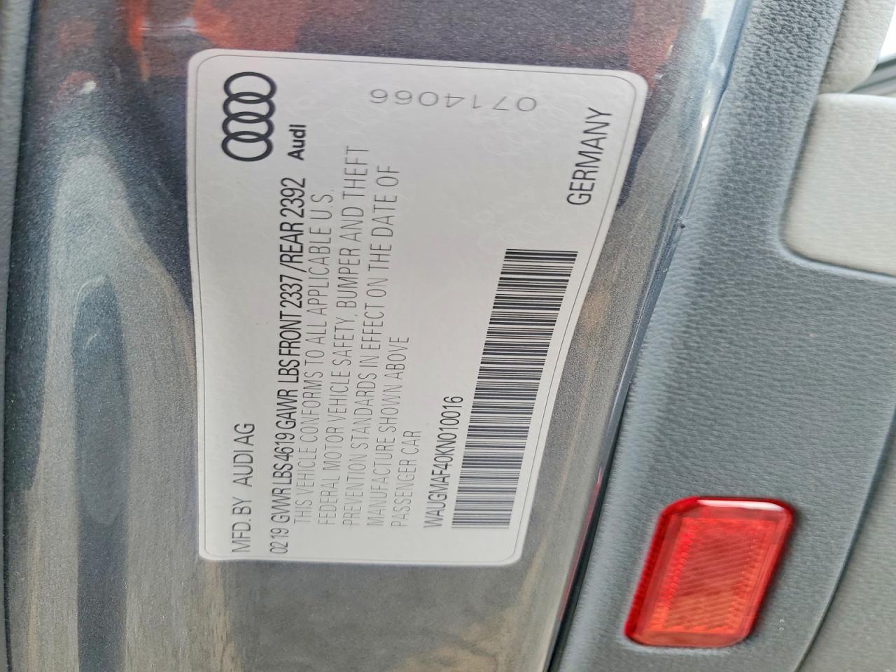 2019 Audi A4 Premium