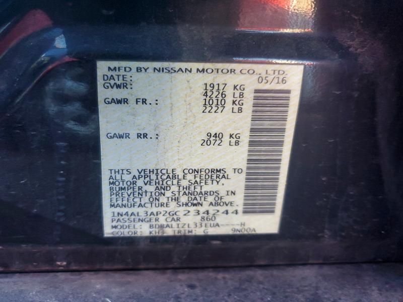 2016 Nissan Altima 2.5