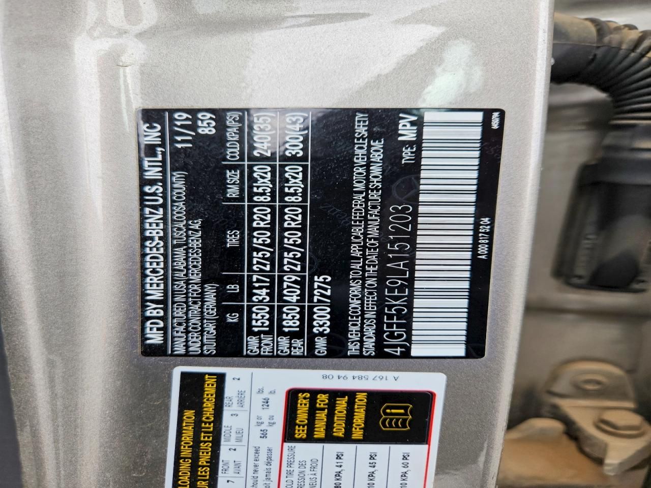 2020 Mercedes-Benz Gls 450 4matic