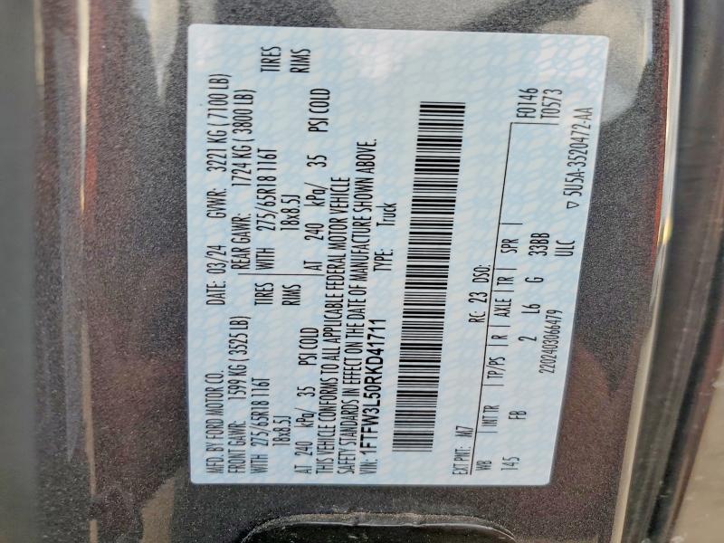 2024 Ford F150 xlt