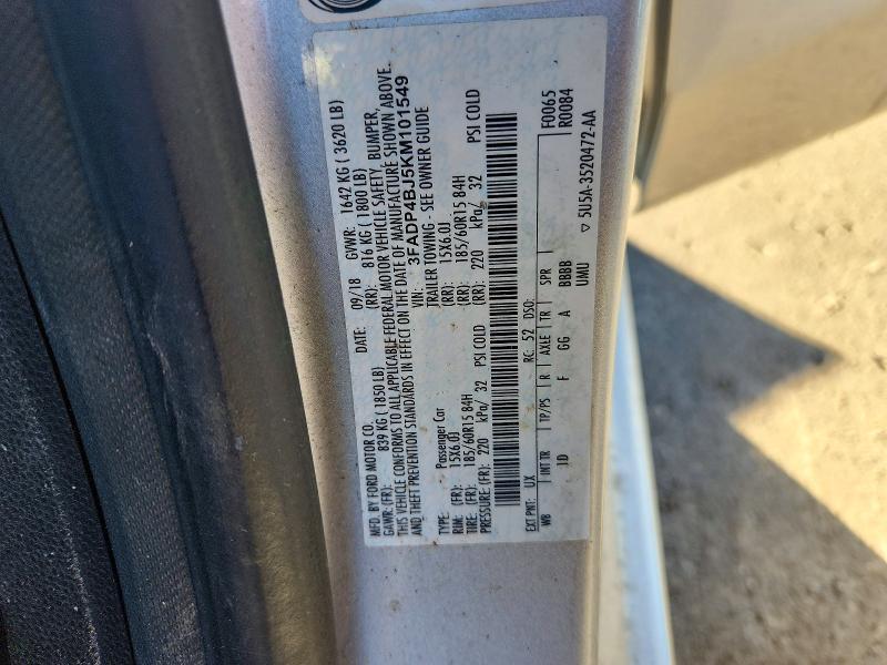 2019 Ford Fiesta se