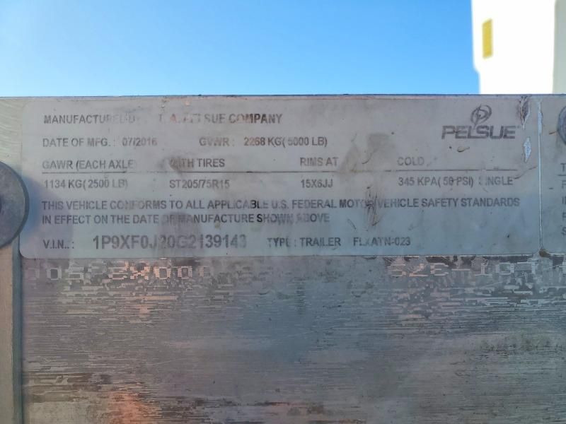 2016 Pelsue Trailer-Fiber Optic Trailer