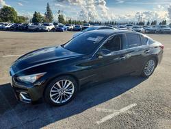 Infiniti salvage cars for sale: 2018 Infiniti Q50 Luxe