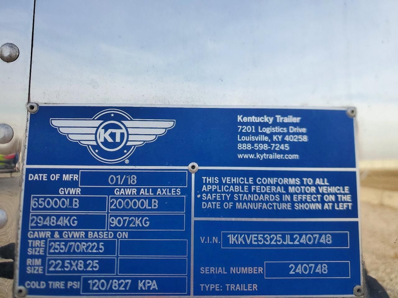 2018 Kentucky Delivery Trailer