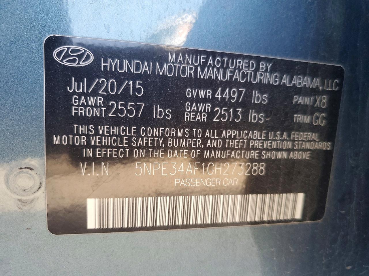 2016 Hyundai Sonata Sport