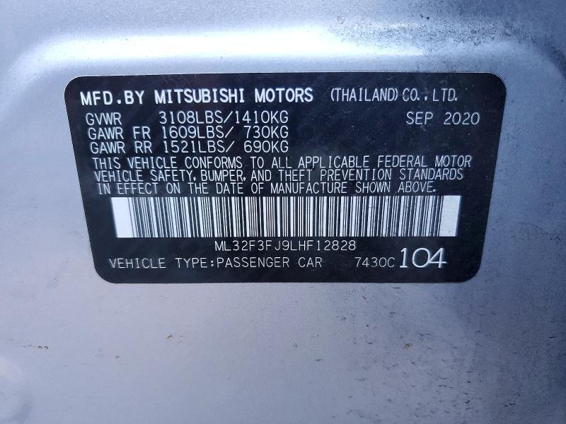 2020 Mitsubishi Mirage G4 es