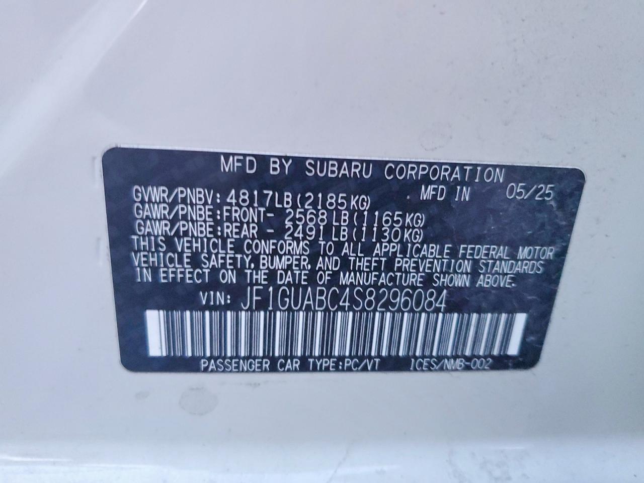 2025 Subaru Impreza