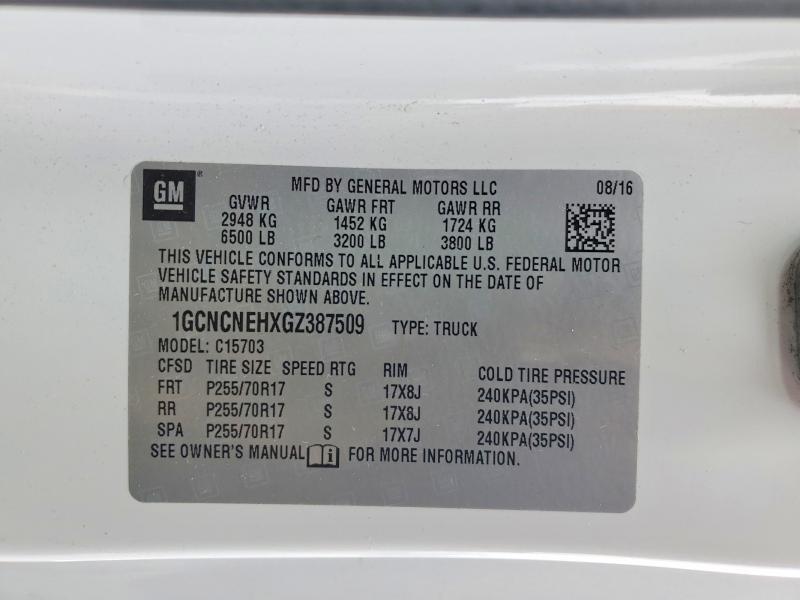 2016 Chevrolet Silverado C1500