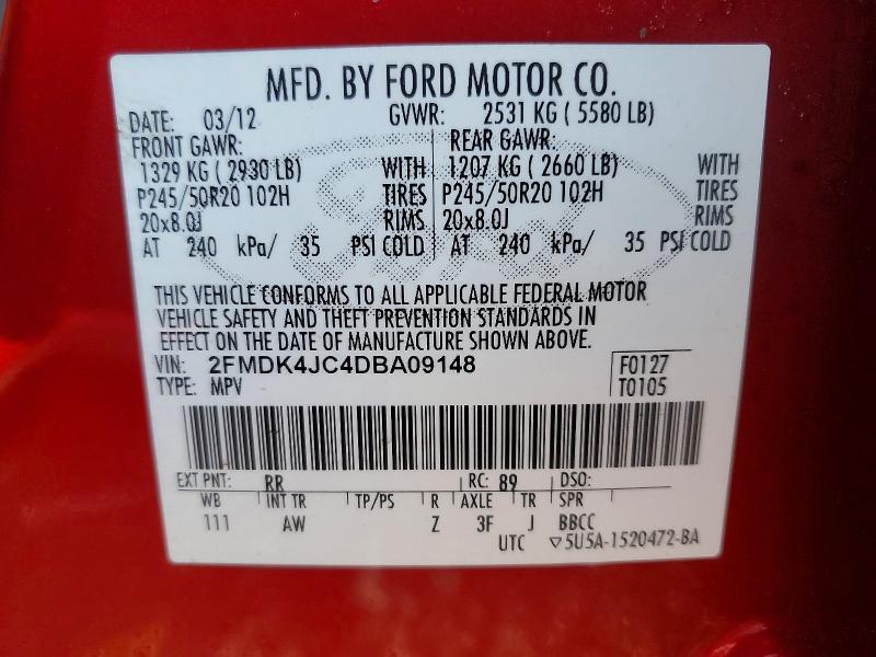 2013 Ford Edge sel