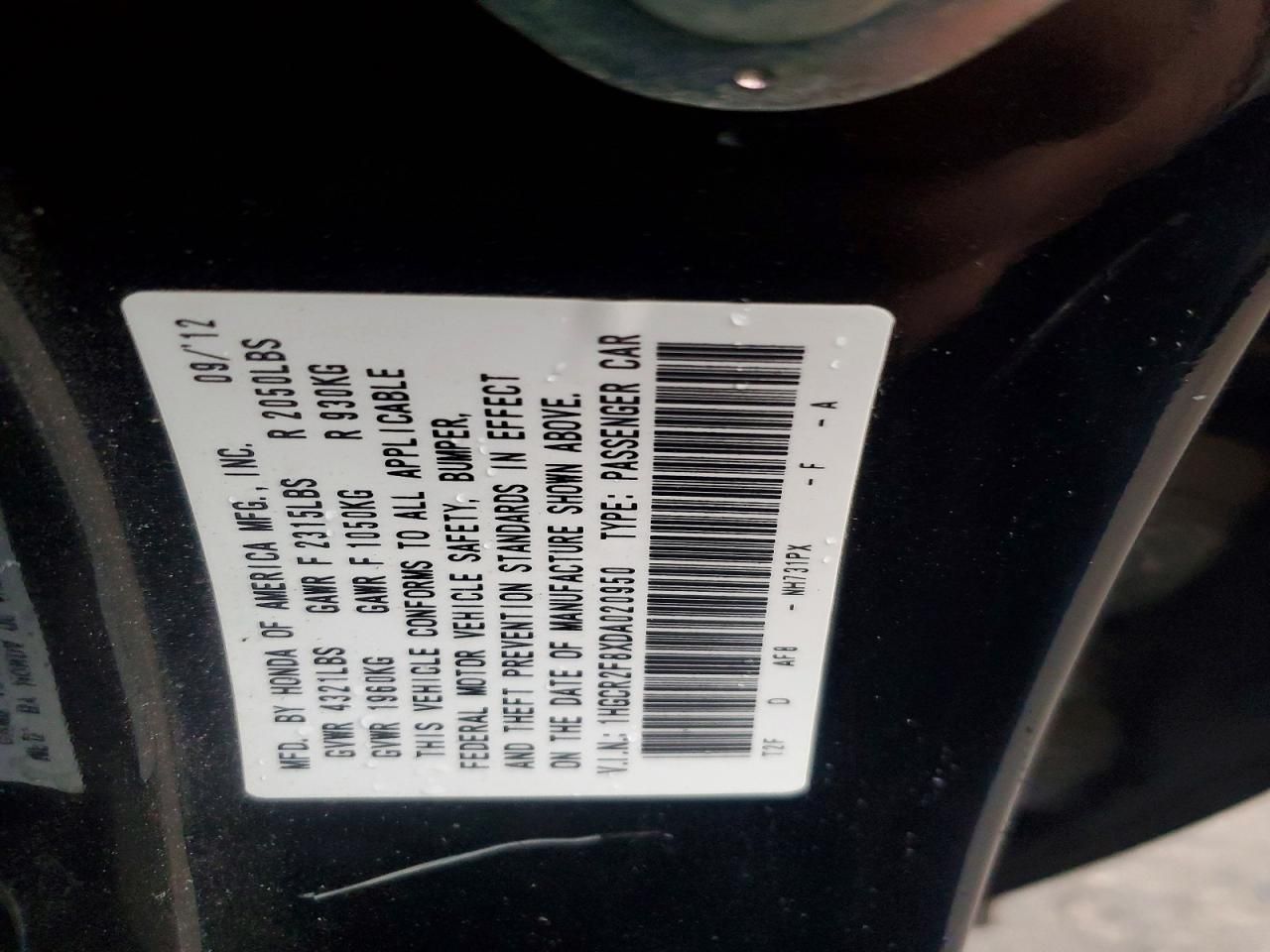 2013 Honda Accord exl