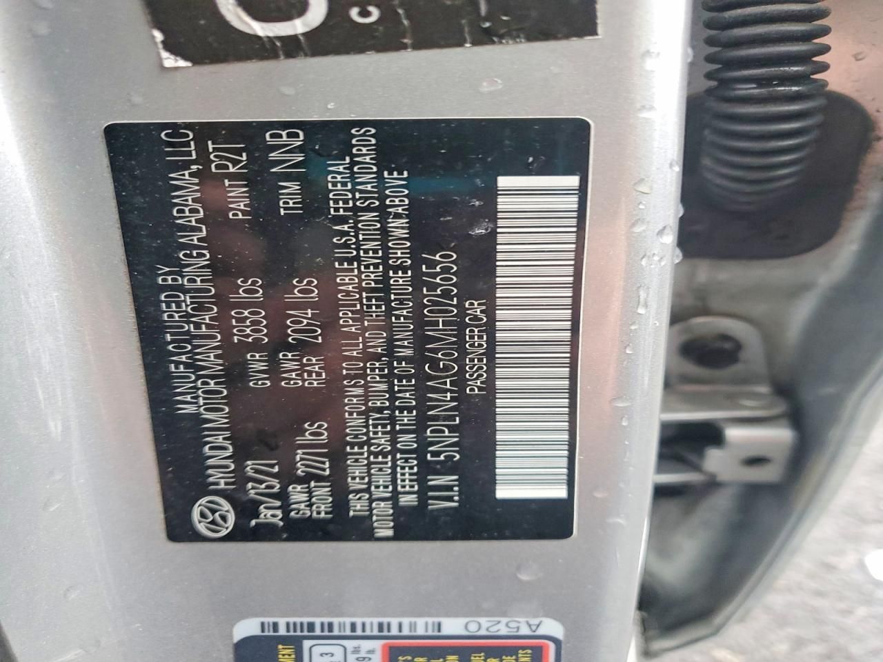 2021 Hyundai Elantra sel