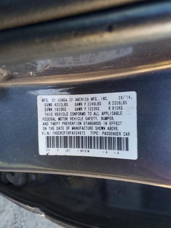 2015 Honda Accord lx