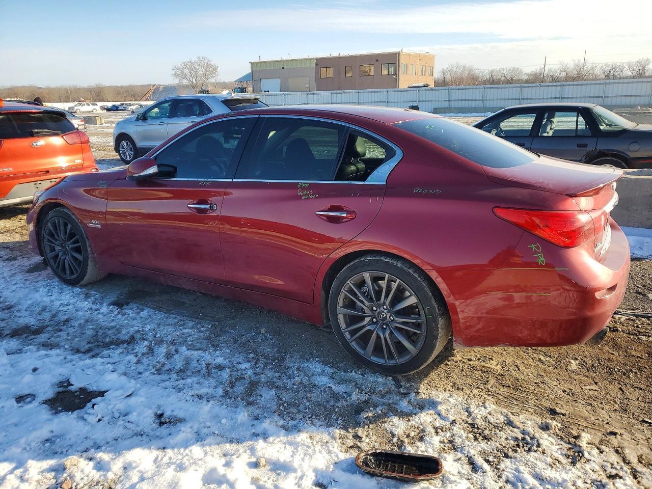 2016 Infiniti Q50 red Sport 400
