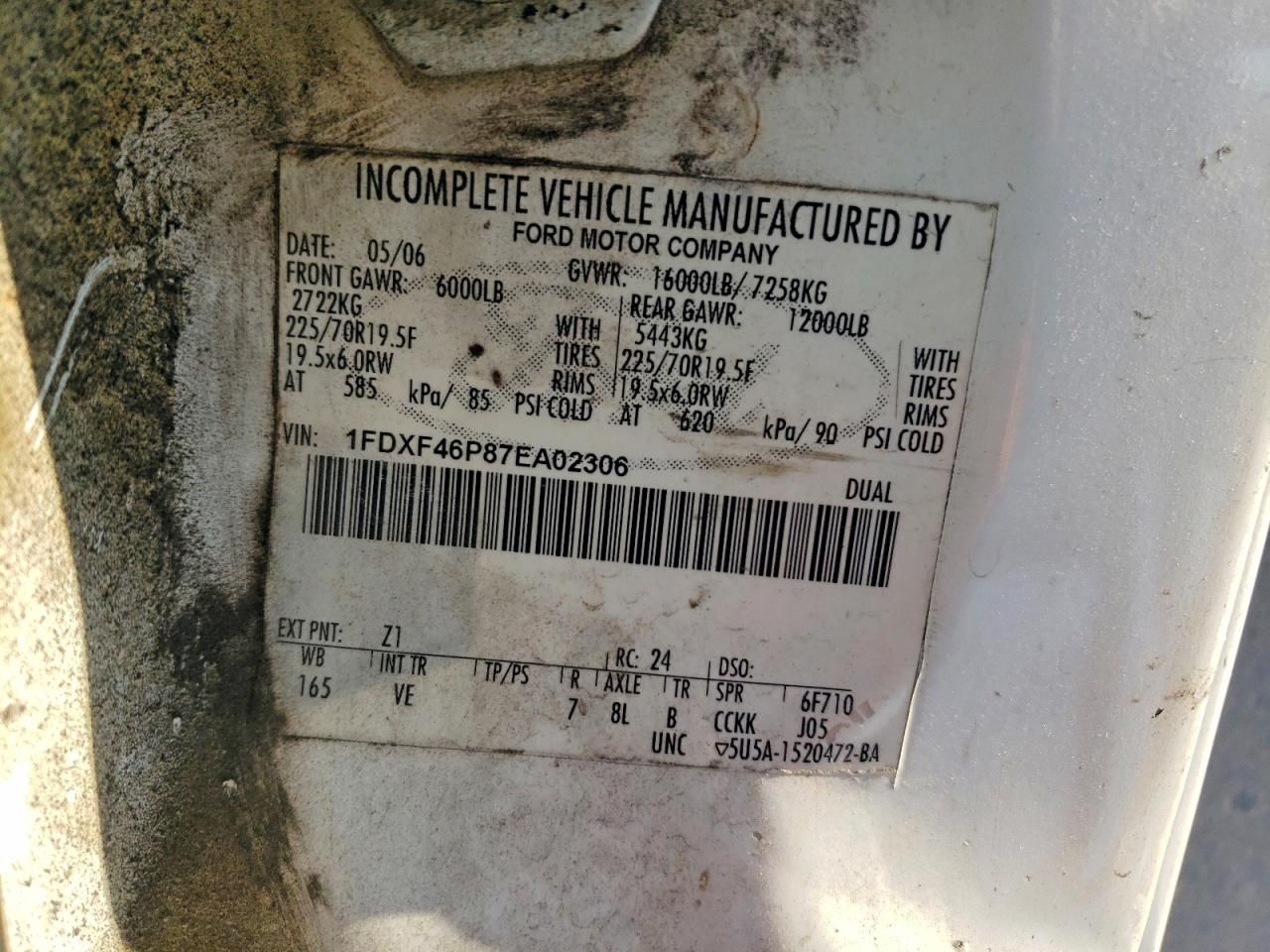 2007 Ford F450 Super Duty Utility / Service Truck